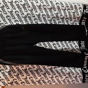 Nike Black 100% Polyester Open Leg Track Pants. Throwback And Hard To Find.